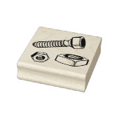 Moeren en bout rubberstempel (Stempel)