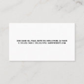 Moerhamergereedschap | Houten planken Visitekaartje (Achterkant)