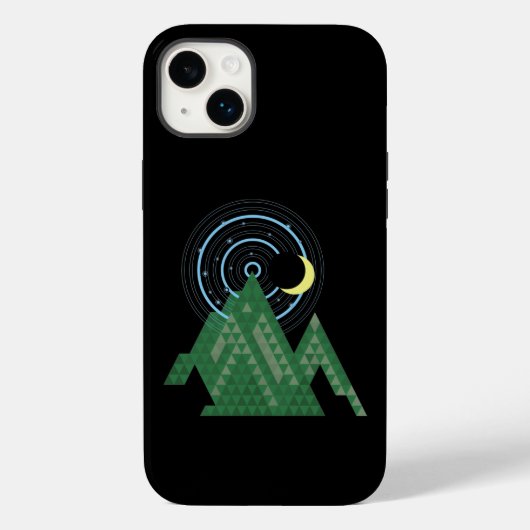 Moerhemel in de bergen Hoesje-Mate iPhon Case-Mate iPhone Case (Achterkant)