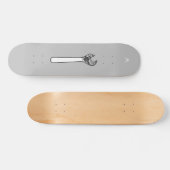 Moerige tekening,  gereedschapsillustratie. persoonlijk skateboard (Horizontaal)
