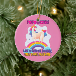 Moermais als een normale mammie, alleen Geweldige Keramisch Ornament