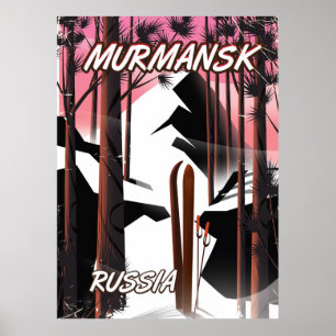 Moermansk Russische reisposter Poster