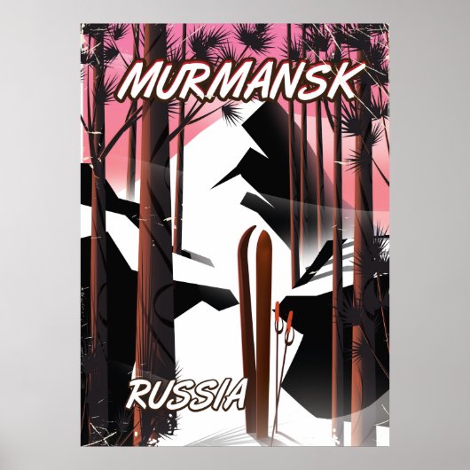 Moermansk Russische reisposter Poster (Voorkant)