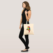 Moerrot met een briefcase-Canvas tas