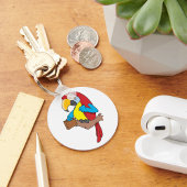 Moerrot met een briefcase-Sleutelhanger Sleutelhanger