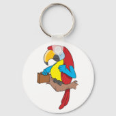 Moerrot met een briefcase-Sleutelhanger Sleutelhanger (Voorkant)