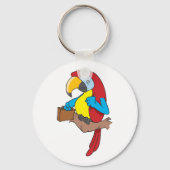 Moerrot met een briefcase-Sleutelhanger Sleutelhanger (Achterkant)