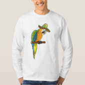 Moerrot met stro pet t-shirt (Voorkant)