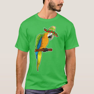 Moerrot met stro pet t-shirt