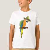 Moerrot met stro pet t-shirt (Voorkant)