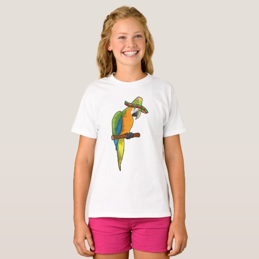 Moerrot met stro pet t-shirt (Voorkant volledig)