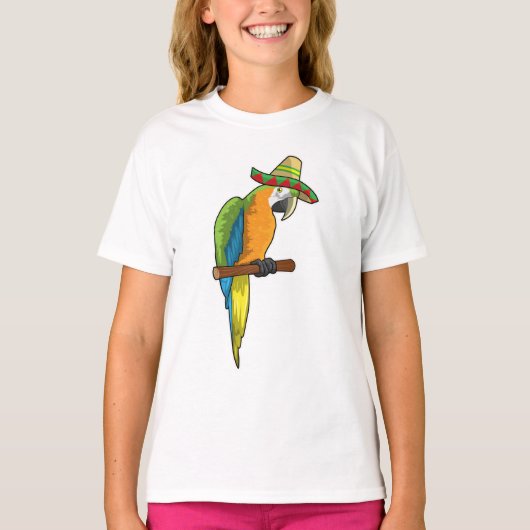 Moerrot met stro pet t-shirt (Voorkant)