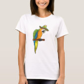 Moerrot met stro pet t-shirt (Voorkant)
