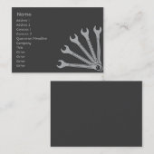 Moersleutel - Chubby Visitekaartje (Voorkant / Achterkant)