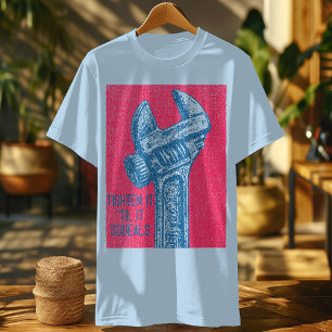  moersleutel – Draai hem vast tot hij kreukt retro Tri-Blend Shirt