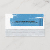 Moersleutel en Hammer | Verf Roller en Baksteen Visitekaartje (Achterkant)