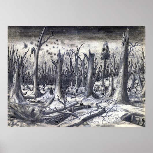 Moersleutel in de Bossen van Campholz Poster (Voorkant)