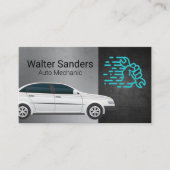 Moersleutel in de hand | Automechanicus Visitekaartje (Voorkant)