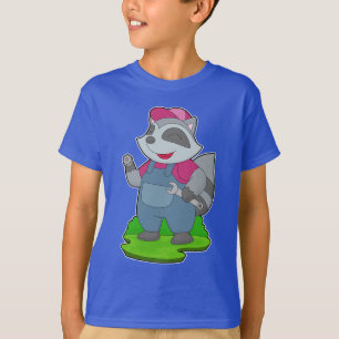 moersleutel van het wasmachinekanaal t-shirt