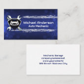 moersleutels | Automatische services Visitekaartje (Voorkant / Achterkant)