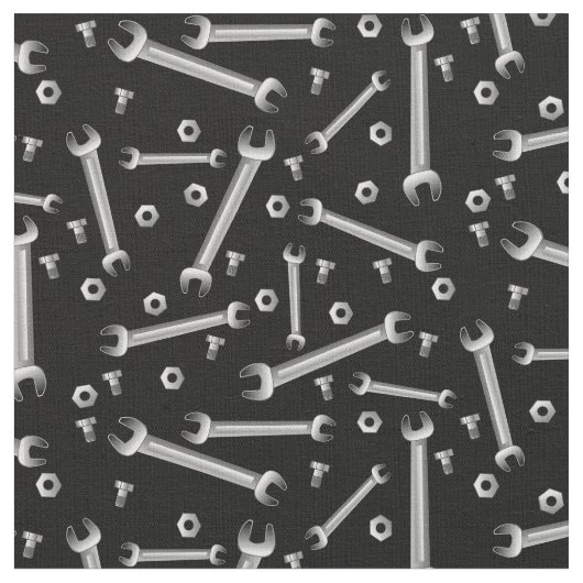 moersleutels en bouten stof (Close Up)