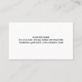 moersleutels | Gereedschap op houten tafel Visitekaartje (Achterkant)