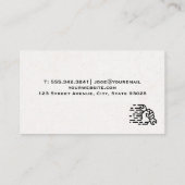 moersleutels | Reparaties van technici Visitekaartje (Achterkant)