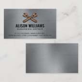 moersleutels | timmerwerk | monteur visitekaartje (Voorkant / Achterkant)