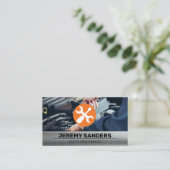 Moersleutelschroevendraaier | Werktuigkundige Visitekaartje (Staand voorkant)