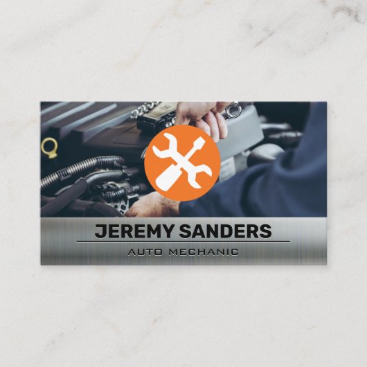 Moersleutelschroevendraaier | Werktuigkundige Visitekaartje (Voorkant)