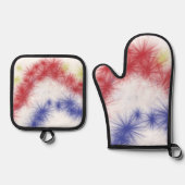 Moe's Fireworks Celebration Ovenwant & Pannenlap Set (Voorkant)