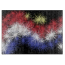Moe's Fireworks Cutting Board