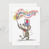 Moe's Happy 4 juli uitnodiging (Voorkant / Achterkant)