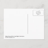 Moe's Happy 4 van het Briefkaart van de Night Cele (Achterkant)