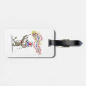 Moe's Happy 4th van juli Bagagelabel (Achterkant horizontaal)