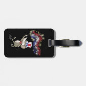 Moe's Happy 4th van juli nacht Bagagelabel (Achterkant horizontaal)