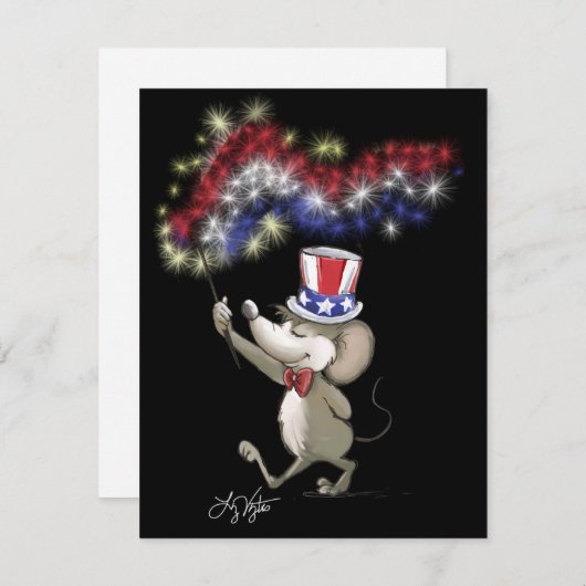 Moe's Happy 4th van juli Uitnodigingen (Voorkant / Achterkant)