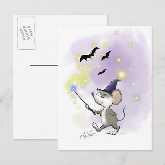 Moe's Happy Halloween Feestdagenkaart (Voorkant / Achterkant)