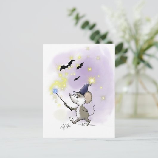 Moe's Happy Halloween Feestdagenkaart (Staand voorkant)