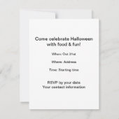 Moe's Happy Halloween Kaart (Achterkant)