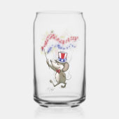 Moe's Happy op 4 juli Blikvorm Glas (Achterkant)