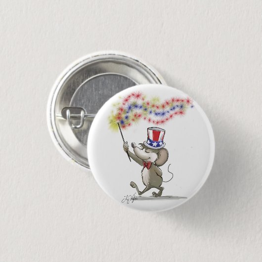 Moe's Happy op 4 juli Button (Voorkant /achterkant)