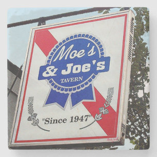 Moe's & Joe's Atlanta Landmark Marble Onderzetter