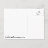 Moe's Paaslelie Feestdagenkaart (Achterkant)