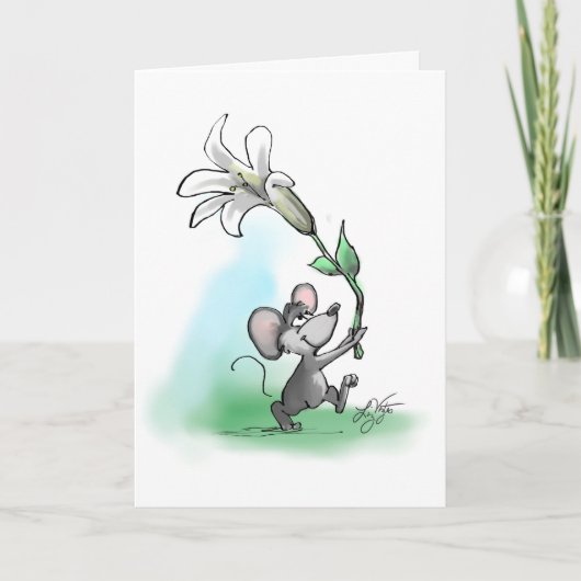 Moe's Paaslelie Kaart (Voorkant)