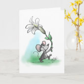 Moe's PaasLily Kaart (Gele Bloem)