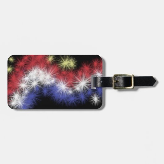 Moe's vuurwerk Bagagelabel (Voorkant horizontaal)