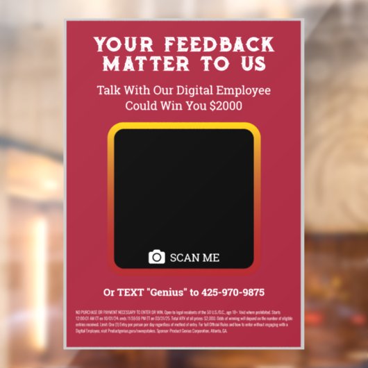 Moes Window Cling 8x11 Raamsticker (Vel 2)