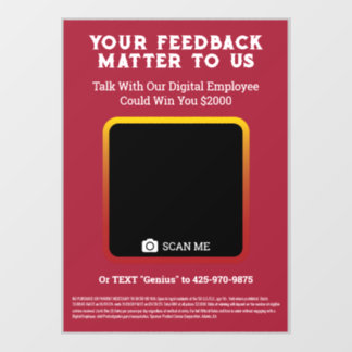 Moes Window Cling 8x11 Raamsticker