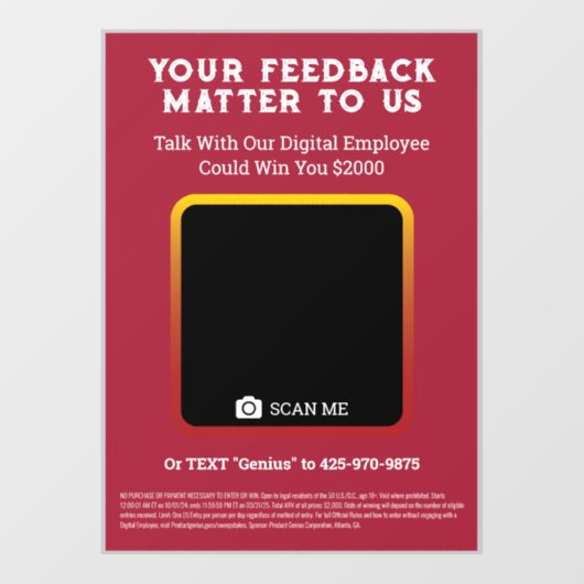 Moes Window Cling 8x11 Raamsticker (Vel)